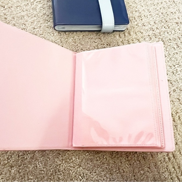 Creative Memories Pink Blue Picfolio Minutes Photo Album 4x6 Easel Baby Lot 2x - Picture 12 of 16